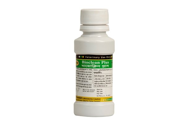 Bioclean  plus Disinfectant Solution.
