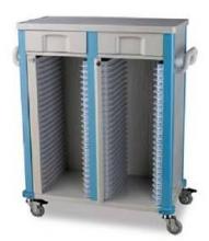 Medical record trolley