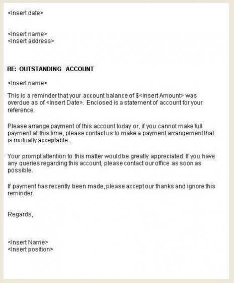 Overdue letter